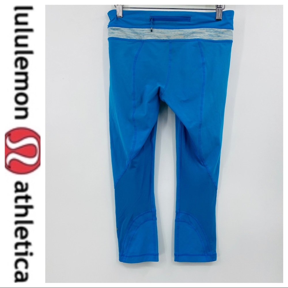 💕SALE💕 Lululemon Blue Run Inspire Crop II - Picture 7 of 14